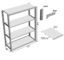 White Medium Duty Storage Pallet Racking System For Industrial Storage