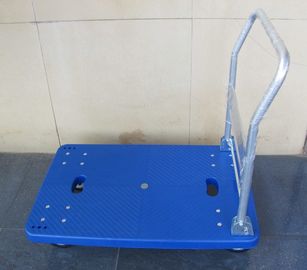 چرخ دستی پلاستیکی قابل انعطاف مرکز لجستیک با آبی / خاکستری، ظرفیت 150 کیلوگرم