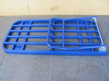 1200 X 600mm لوله فلزی قابل شستشو چرخ دستی صنعتی با رنگ پودری به پایان رسید