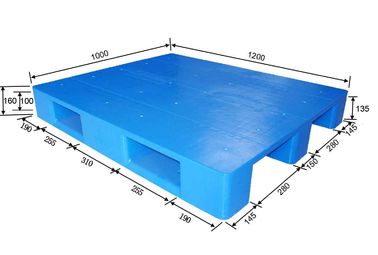 1200 X 1000 میلی متر پالت پالت تجهیزات انبار با بار پویا، 2000kg